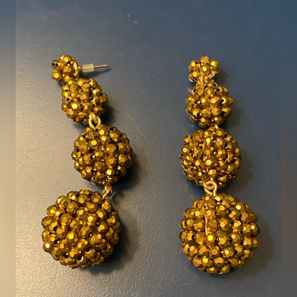 💛🤎New! JCrew Ball Drop Earrings